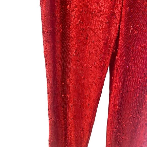 NBD  sequin leggings red XXS - Picture 2 of 5